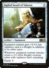 Sigiled Sword of Valeron [Core Set 2019 Promos] | RetroPlay Games