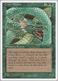 Craw Wurm [Fourth Edition] | RetroPlay Games