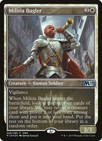 Militia Bugler [Core Set 2019 Promos] | RetroPlay Games