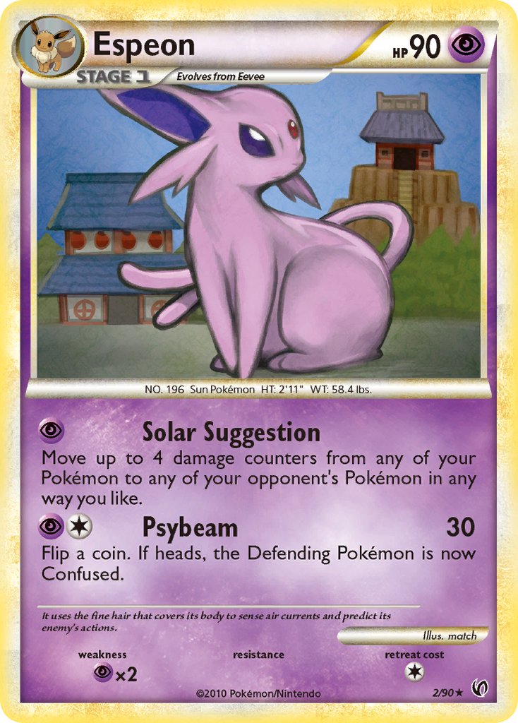 Espeon (2/90) (Theme Deck Exclusive) [HeartGold & SoulSilver: Undaunted] | RetroPlay Games