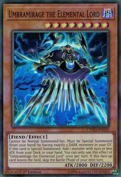 Umbramirage the Elemental Lord [CYHO-EN019] Super Rare | RetroPlay Games
