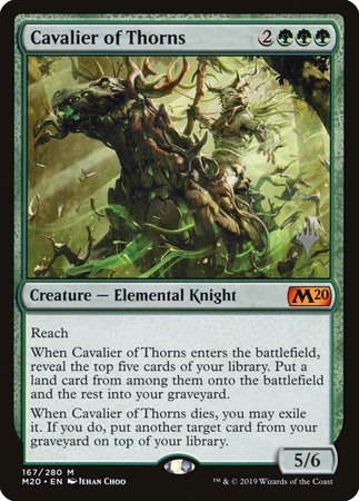 Cavalier of Thorns [Core Set 2020 Promos] | RetroPlay Games