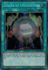 Ledger of Legerdemain [CYHO-EN067] Secret Rare | RetroPlay Games
