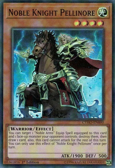 Noble Knight Pellinore [CYHO-EN090] Super Rare | RetroPlay Games