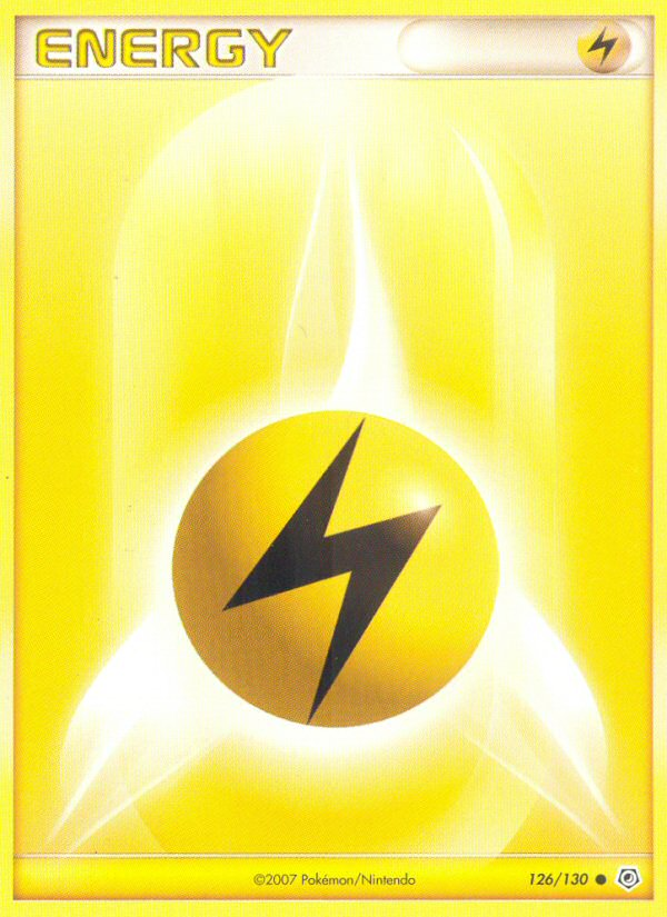 Lightning Energy (126/130) [Diamond & Pearl: Base Set] | RetroPlay Games