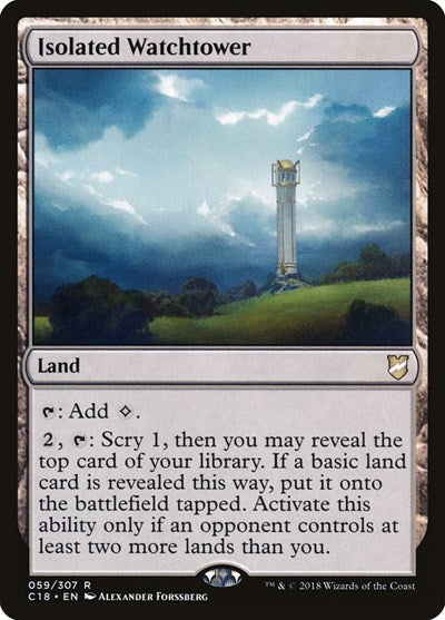 Isolated Watchtower [Commander 2018] | RetroPlay Games