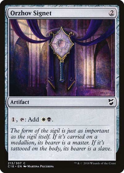 Orzhov Signet [Commander 2018] | RetroPlay Games