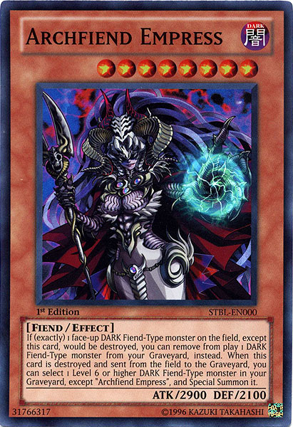 Archfiend Empress [STBL-EN000] Super Rare | RetroPlay Games