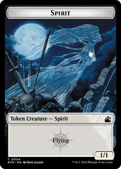 Spirit (0018) // Spirit (0004) Double-Sided Token [Ravnica Remastered Tokens] | RetroPlay Games