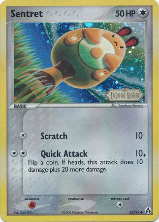 Sentret (62/92) (Stamped) [EX: Legend Maker] | RetroPlay Games