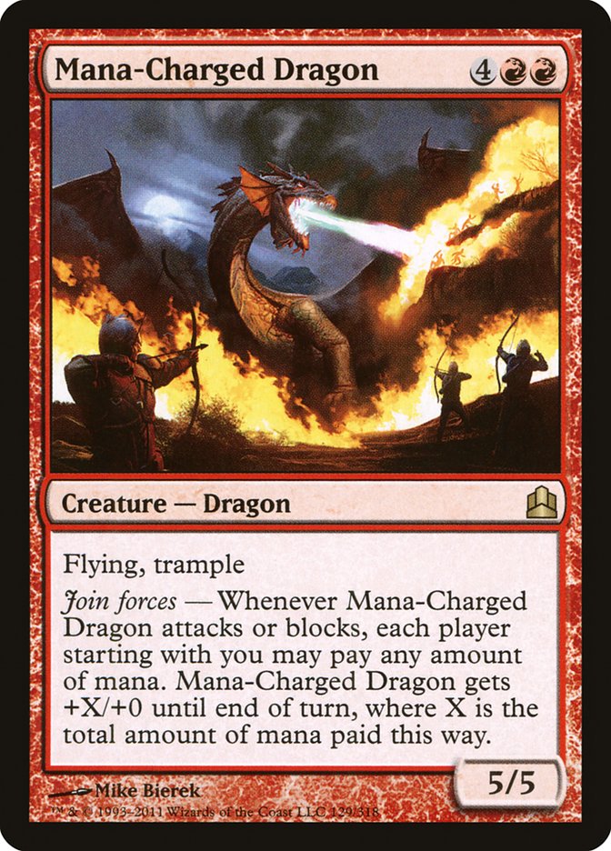 Mana-Charged Dragon [Commander 2011] | RetroPlay Games