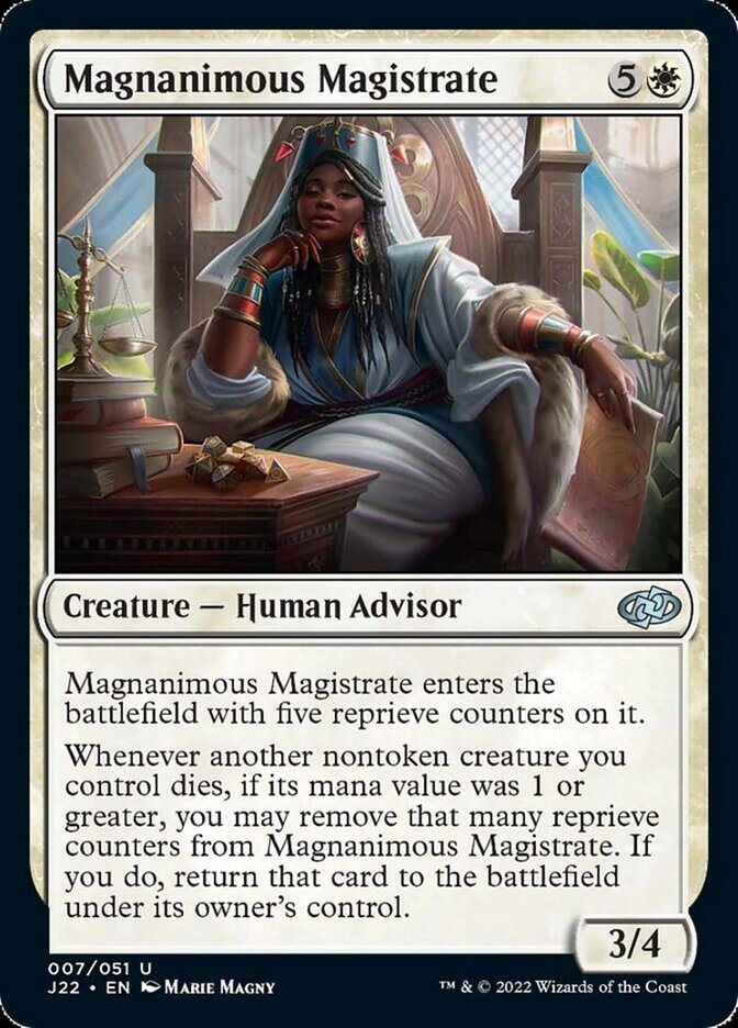Magnanimous Magistrate [Jumpstart 2022] | RetroPlay Games