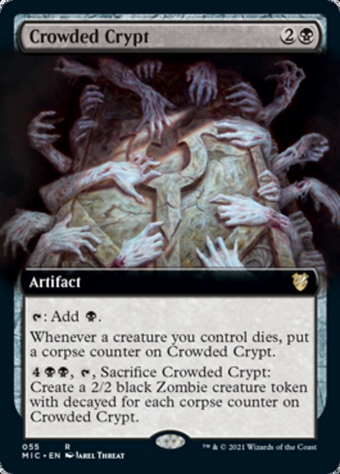 Crowded Crypt (Extended) [Innistrad: Midnight Hunt Commander] | RetroPlay Games