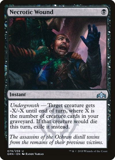 Necrotic Wound [Guilds of Ravnica] | RetroPlay Games