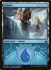 Island - Izzet (A03) [GRN Ravnica Weekend] | RetroPlay Games