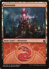 Mountain - Izzet (A04) [GRN Ravnica Weekend] | RetroPlay Games