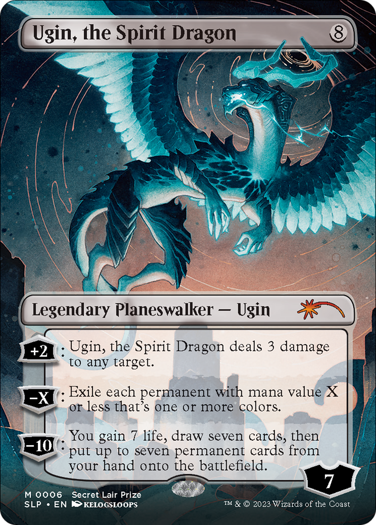 Ugin, the Spirit Dragon (Borderless) [Secret Lair Showdown] | RetroPlay Games
