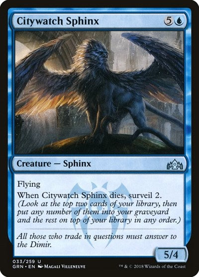 Citywatch Sphinx [Guilds of Ravnica] | RetroPlay Games