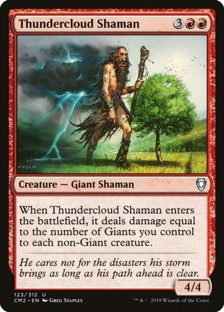 Thundercloud Shaman [Commander Anthology Volume II] | RetroPlay Games