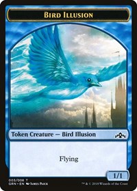 Bird Illusion Token [Guilds of Ravnica Tokens] | RetroPlay Games