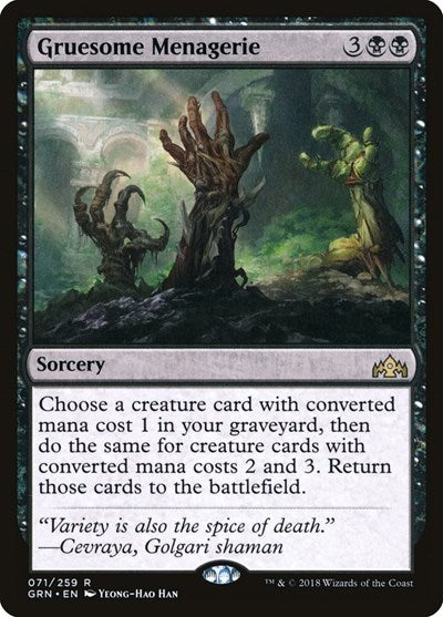 Gruesome Menagerie [Guilds of Ravnica] | RetroPlay Games
