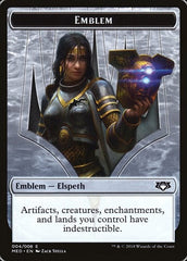 Emblem - Elspeth, Knight-Errant [Mythic Edition Tokens] | RetroPlay Games