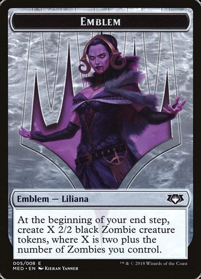 Emblem - Liliana, the Last Hope [Mythic Edition Tokens] | RetroPlay Games