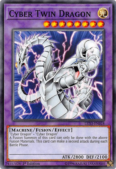Cyber Twin Dragon [LED3-EN018] Common | RetroPlay Games