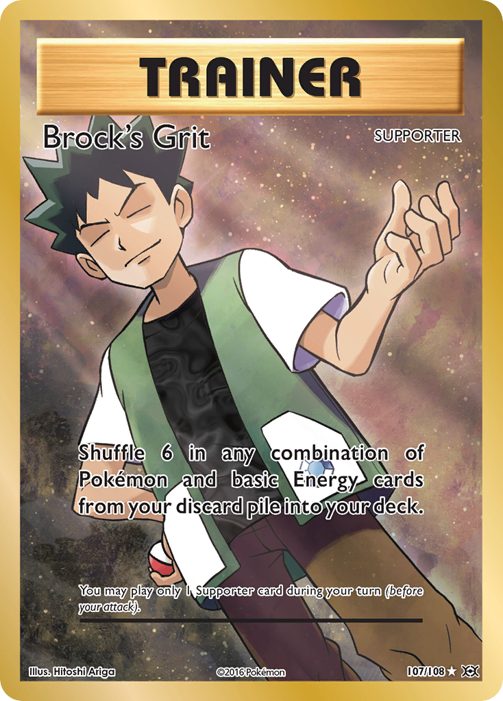 Brock's Grit (107/108) [XY: Evolutions] | RetroPlay Games