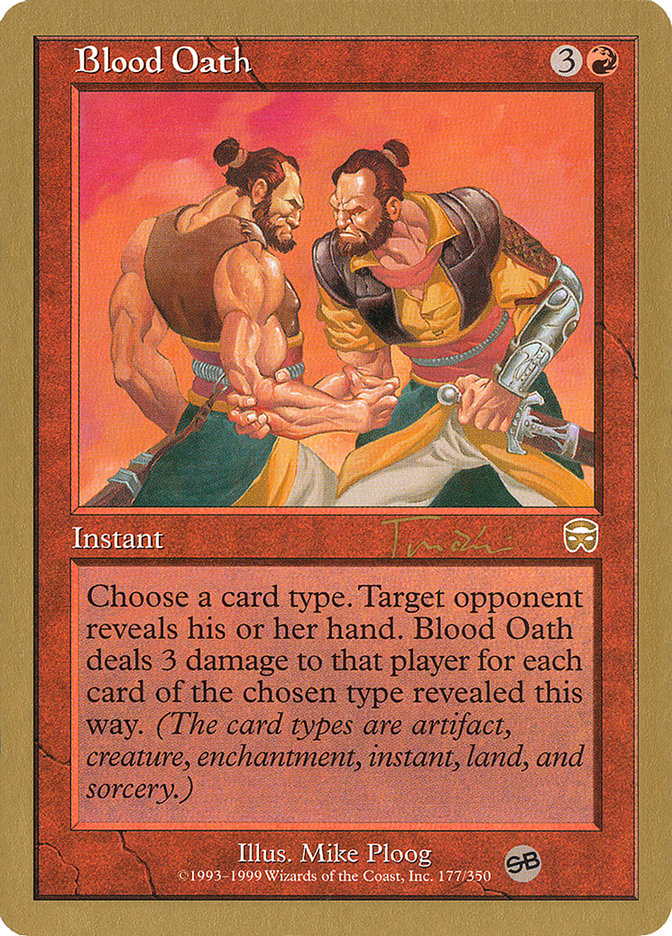 Blood Oath (Jan Tomcani) (SB) [World Championship Decks 2001] | RetroPlay Games