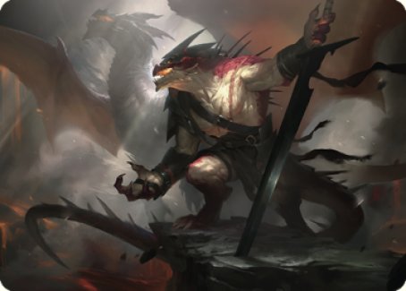 Rivaz of the Claw Art Card [Dominaria United Art Series] | RetroPlay Games
