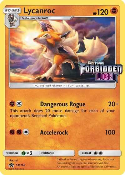 Lycanroc (SM118) (Prerelease Promo) [Sun & Moon: Black Star Promos] | RetroPlay Games