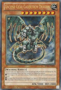 Ancient Gear Gadjiltron Dragon (Oversized) (Machine Madness) [SD10-EN001] Promo | RetroPlay Games