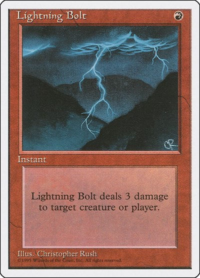 Lightning Bolt [Fourth Edition] | RetroPlay Games