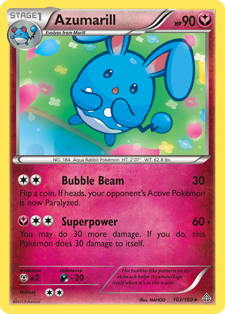 Azumarill (103/160) [XY: Primal Clash] | RetroPlay Games