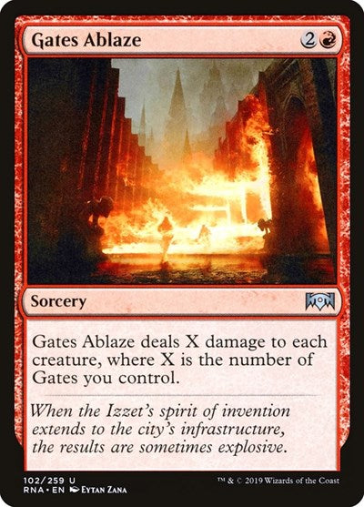 Gates Ablaze [Ravnica Allegiance] | RetroPlay Games