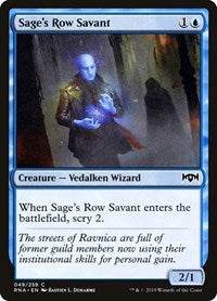 Sage's Row Savant [Ravnica Allegiance] | RetroPlay Games