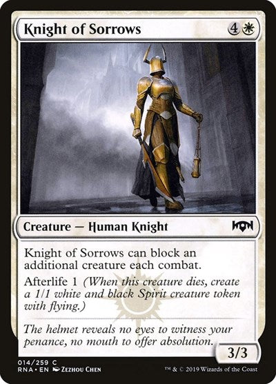 Knight of Sorrows [Ravnica Allegiance] | RetroPlay Games