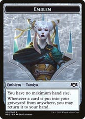 Emblem - Tamiyo, the Moon Sage [Mythic Edition Tokens] | RetroPlay Games