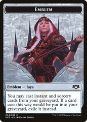 Emblem -  Jaya Ballard [Mythic Edition Tokens] | RetroPlay Games