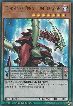 Odd-Eyes Pendulum Dragon [DUPO-EN105] Ultra Rare | RetroPlay Games