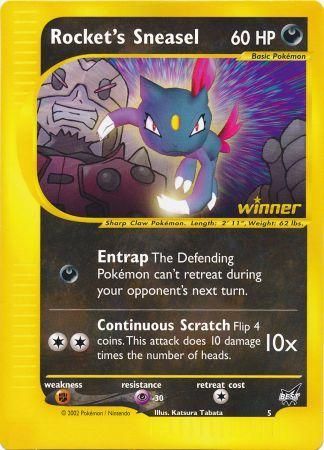 Rocket's Sneasel (5) (Jumbo Card) [Best of Promos] | RetroPlay Games