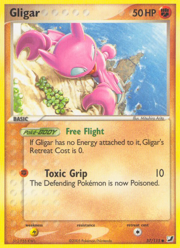 Gligar (57/115) [EX: Unseen Forces] | RetroPlay Games