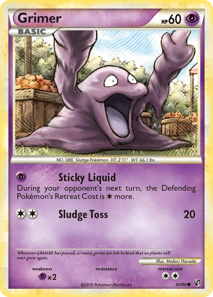 Grimer (50/90) [HeartGold & SoulSilver: Undaunted] | RetroPlay Games