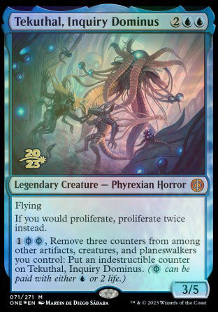 Tekuthal, Inquiry Dominus [Phyrexia: All Will Be One Prerelease Promos] | RetroPlay Games