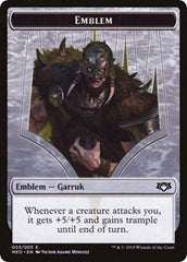 Emblem - Garruk, Apex Predator [Mythic Edition: War of the Spark] | RetroPlay Games