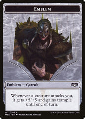 Emblem - Garruk, Apex Predator [Mythic Edition: War of the Spark] | RetroPlay Games