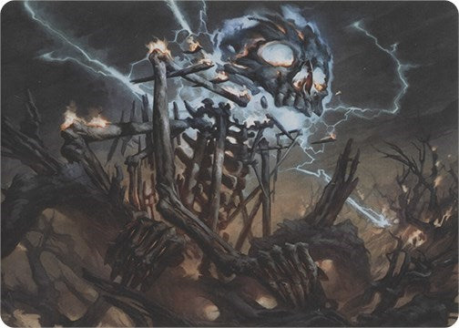 Lightning Skelemental (Art Series) [Art Series: Modern Horizons] | RetroPlay Games