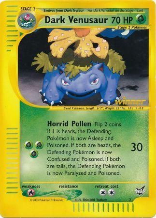 Dark Venusaur (7) (Jumbo Card) [Best of Promos] | RetroPlay Games