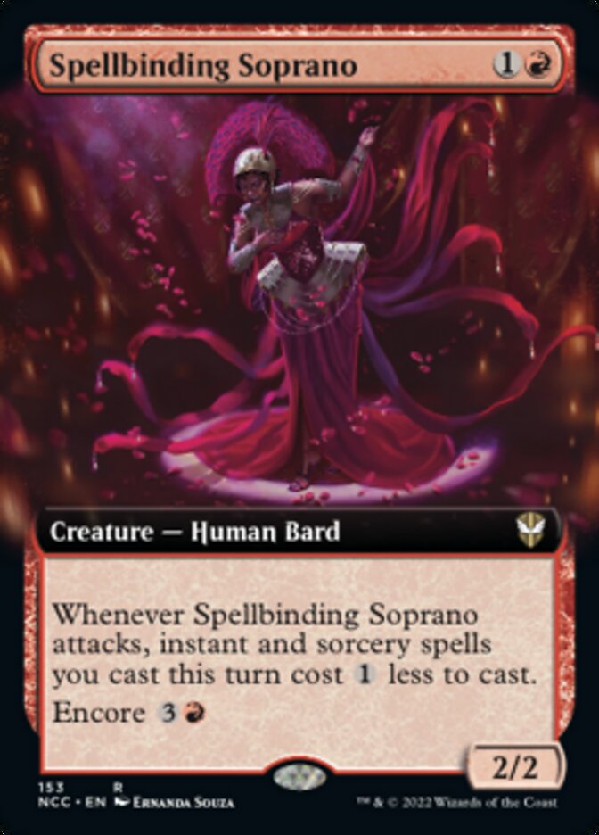 Spellbinding Soprano (Extended Art) [Streets of New Capenna Commander] | RetroPlay Games